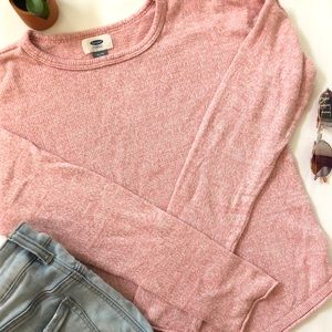 Old Navy Pink boxy cut sweater